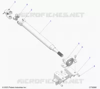 TRASMISSIONE, MID PROP SHAFT