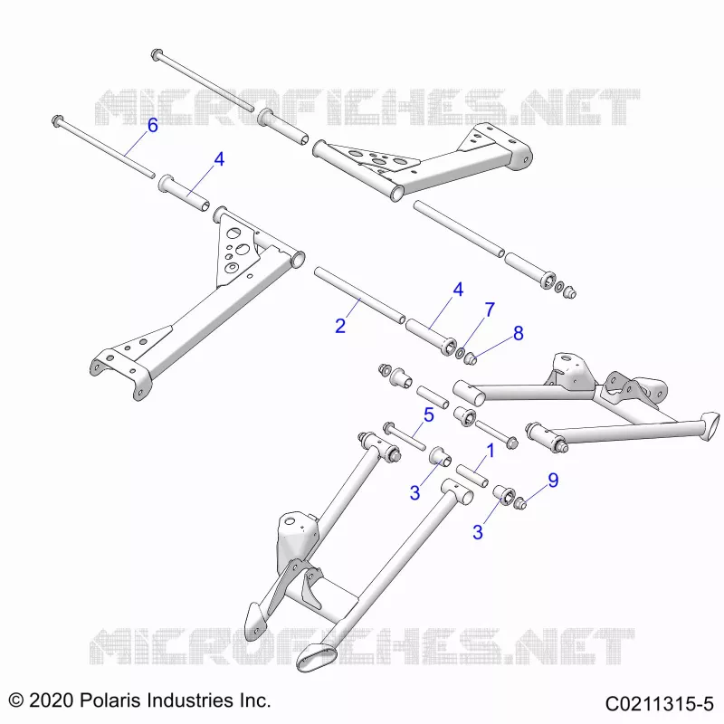 SOSPENSIONE POSTERIORE CONTROL ARM MOUNTING