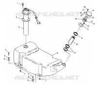 CARBURANTE TANK SLX 780 B964287 and Intl. SLX 780 I964287 (4937443744A009)