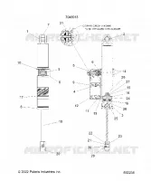 SUSPENSION, AMMORTIZZATORE POSTERIORE TRACK