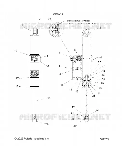 SUSPENSION, AMMORTIZZATORE POSTERIORE TRACK