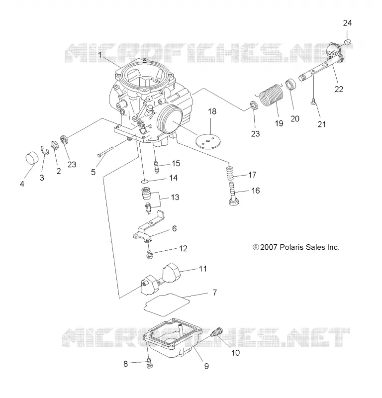 MOTORE, CARBURATORE, LOWER
