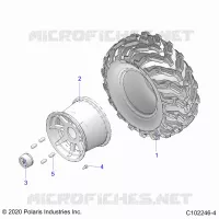 RUOTAS, REAR TIRE
