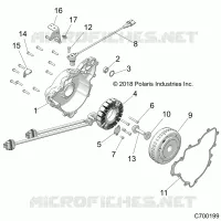 ENGINE, STATOR AND VOLANO