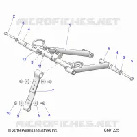SUSPENSION, ANTERIORE COPPIA ARM