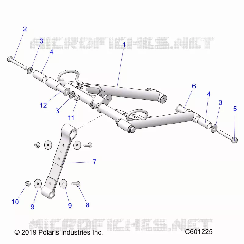 SUSPENSION, ANTERIORE COPPIA ARM