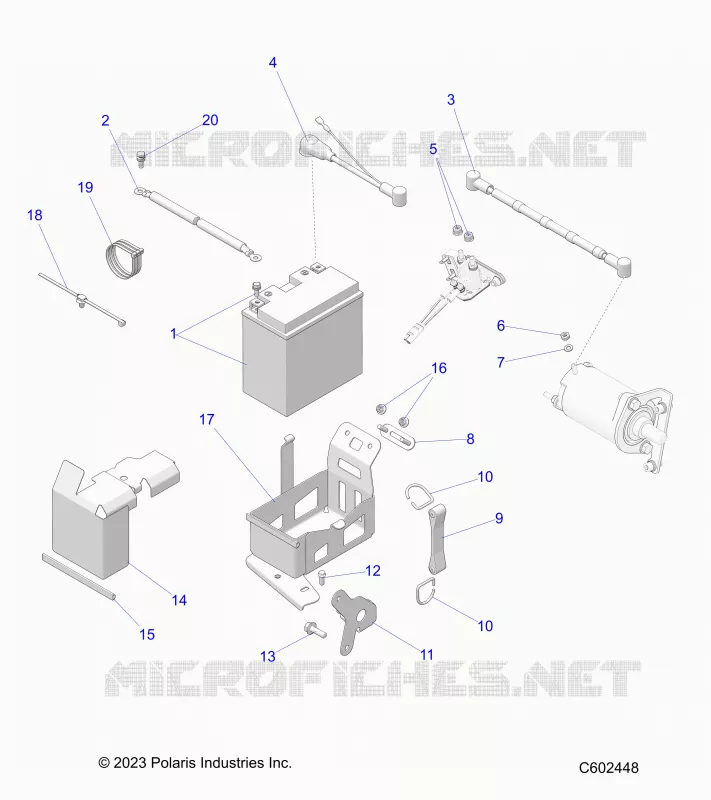 ELETTRICO, BATTERY BOX ASM.