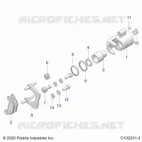 BRAKES, BRAKE PINZA FRENO POSTERIORE