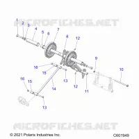 SUSPENSION, POSTERIORE COPPIA ARM