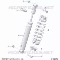 SUSPENSION, AMMORTIZZATORE POSTERIORE
