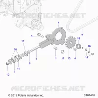 TRASMISSIONE, CHAIN TENSIONER AND SPROCKET
