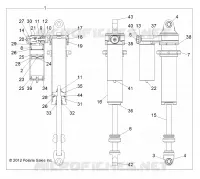 SOSPENSIONE POSTERIORE SHOCK (7043938)