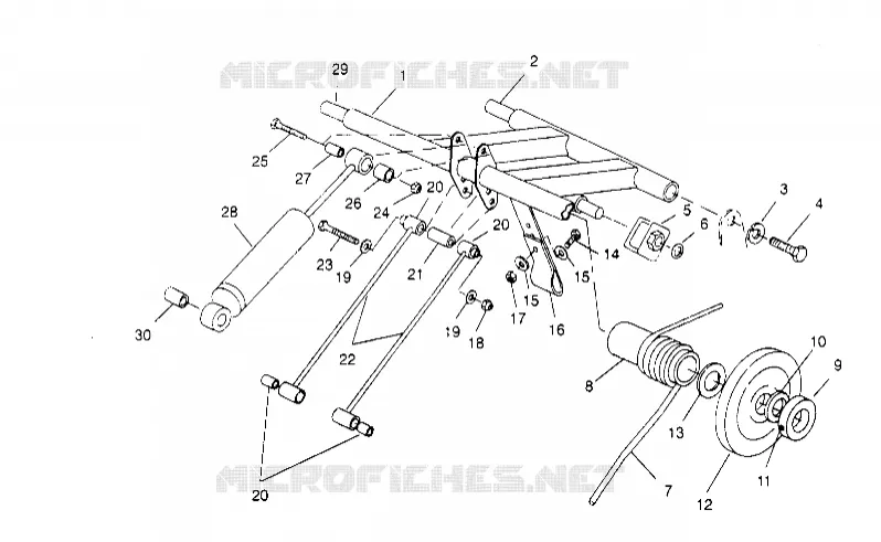 POSTERIORE COPPIA ARM SPORT TOURING 0950243 and  EUROPEAN SPORT TOURING (4928822882C004)