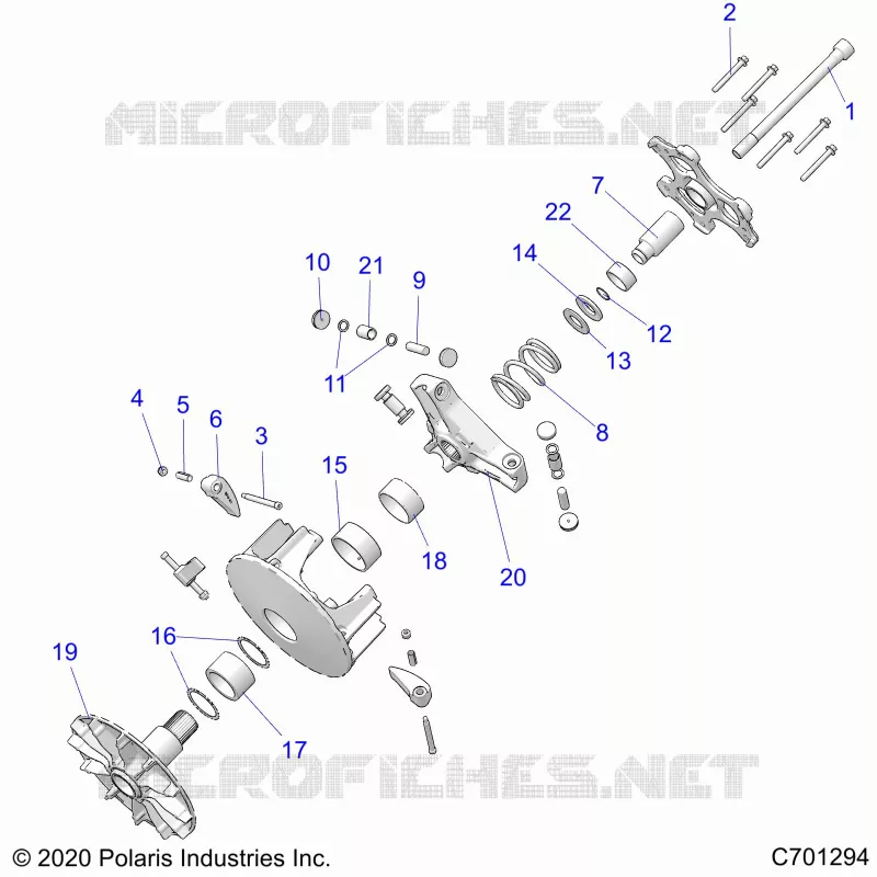 TRASMISSIONE, PRIMARY CLUTCH