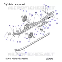SUSPENSION, RAIL, LH/RH