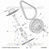 TRASMISSIONE, SECONDARY CLUTCH