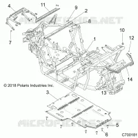 CHASSIS, TELAIO PRINCIPALE AND SKID PLATE