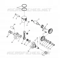 PISTONEEE   ALBERO MOTORE SPORTSMAN 4X4 / W938039 (4926382638037A)