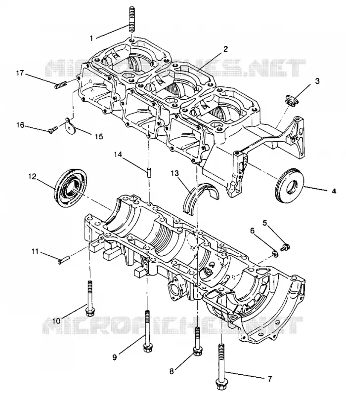 CARTER ASSEMBLY Storm 0965782, Storm SKS 0965582,  Euro Storm E965782, E (4931593159C014)