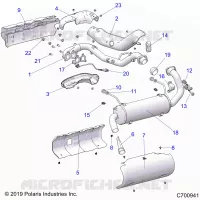 ENGINE, IMPIANTO DI SCARICO