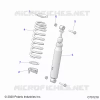 SUSPENSION, SHOCK ANTERIORE MOUNTING