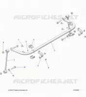 SUSPENSION, REAR BARRA DI STABILIZZAZIONE