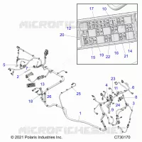 ELETTRICO, WIRE HARNESSES