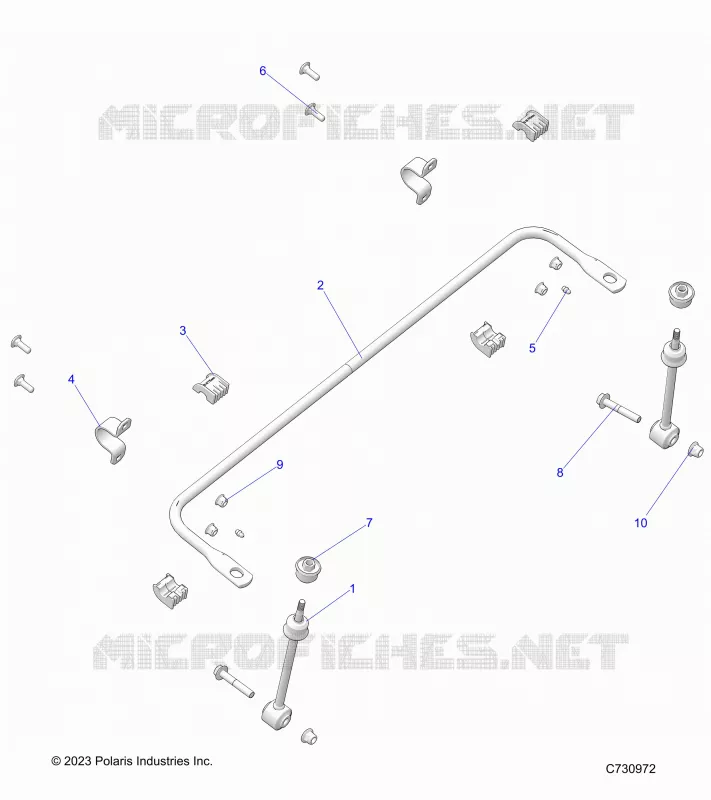 SUSPENSION, FRONT BARRA DI STABILIZZAZIONE