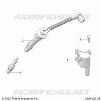 ELETTRICO, IGNITION COIL, WIRE AND SPARK PLUG