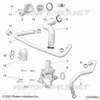 MOTORE, WATERPUMP AND BYPASS