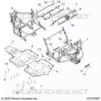 CHASSIS, MAIN FRAME AND SCIARED PLATES