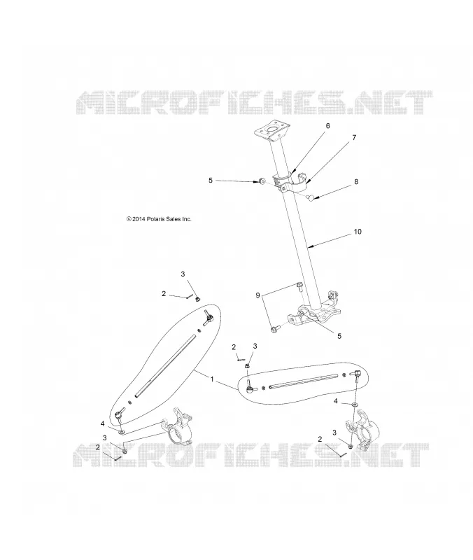 STEERING, STERZO POST ASM.