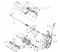 TRASMISSIONE ASSEMBLY  500 EFI 0952774, EFI SKS 0952574,   EFI SKS PT 095297 (4929052905B012)