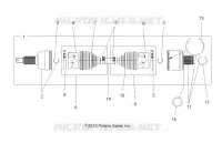 DRIVE TRAIN, DRIVE POSTERIORE ALBERO