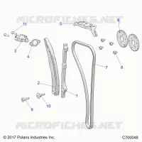 CAM CATENA AND TENSIONER