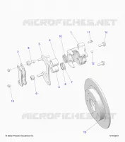 BRAKES, PINZA FRENO POSTERIORE