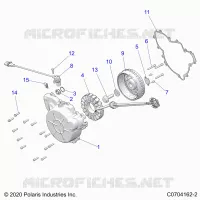 ENGINE, STATOR AND FLYRUOTA