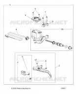 FRENO ANTERIORE BRAKE LEVER AND MASTER CYLINDER