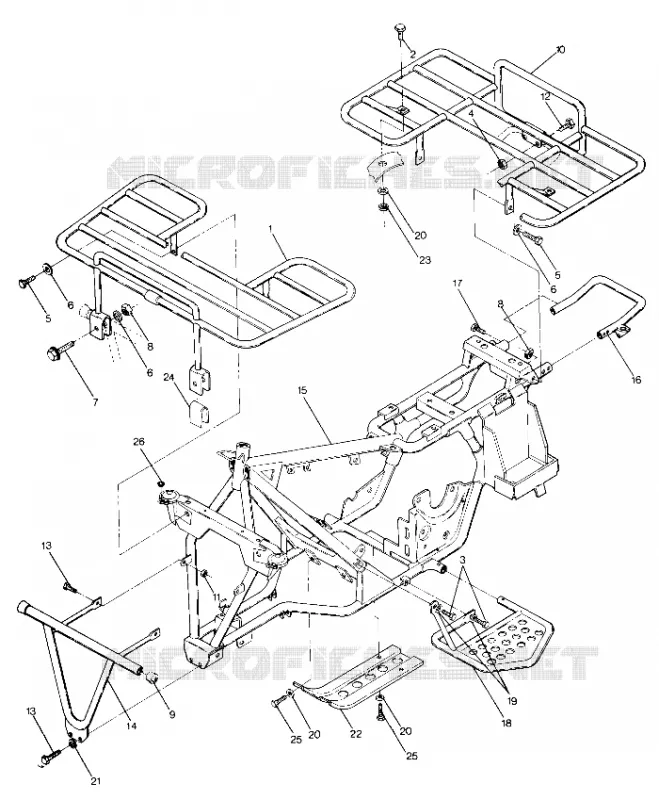 MONTAGGIO DEL TELAIO WITH RACKS (4913521352003A)