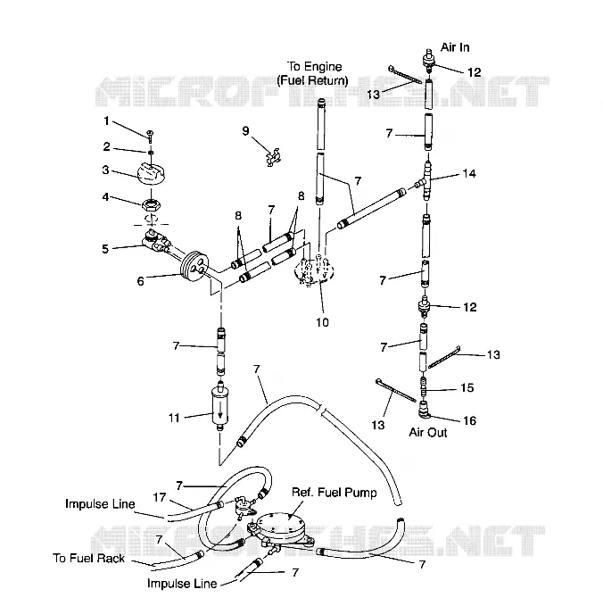 SISTEMA DI ALIMENTAZIONE CARBURANTE SL 650 / B934058 (4924732473006A)
