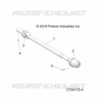 DRIVE TRAIN, FRONT PROP ALBERO