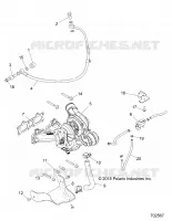 MOTORE, TURBO CHARGER MOUNTING
