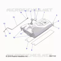SISTEMA DI ALIMENTAZIONE CARBURANTE, FUEL TANK ASM.