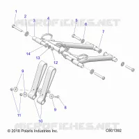 SUSPENSION, ANTERIORE COPPIA ARM