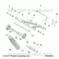SUSPENSION, POSTERIORE COPPIA ARM