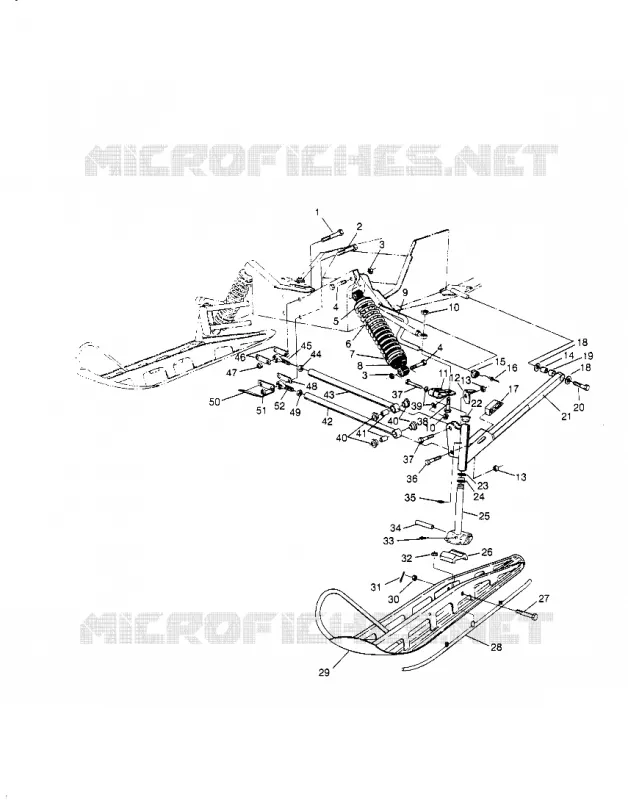SOSPENSIONI ANTERIORI and SCIARE SPORT 0950443, SPORT TOURING 0950243  and EUROPEAN (4928822882B004)