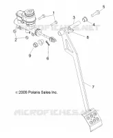 FRENOS, PEDAL and CILINDRO PRINCIPALE MOUNTING