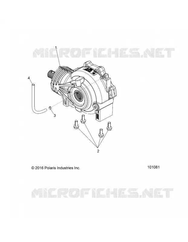 TRASMISSIONE, FRONT GEARCASE MOUNTING- A18DAA57F5 (101081)