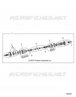 TRASMISSIONE, FRONT HALF SHAFT