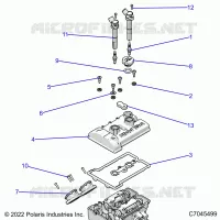 ENGINE, THROTTLE BODY AND VALVOLA COPERTURA